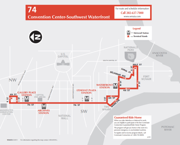 Route 74 map