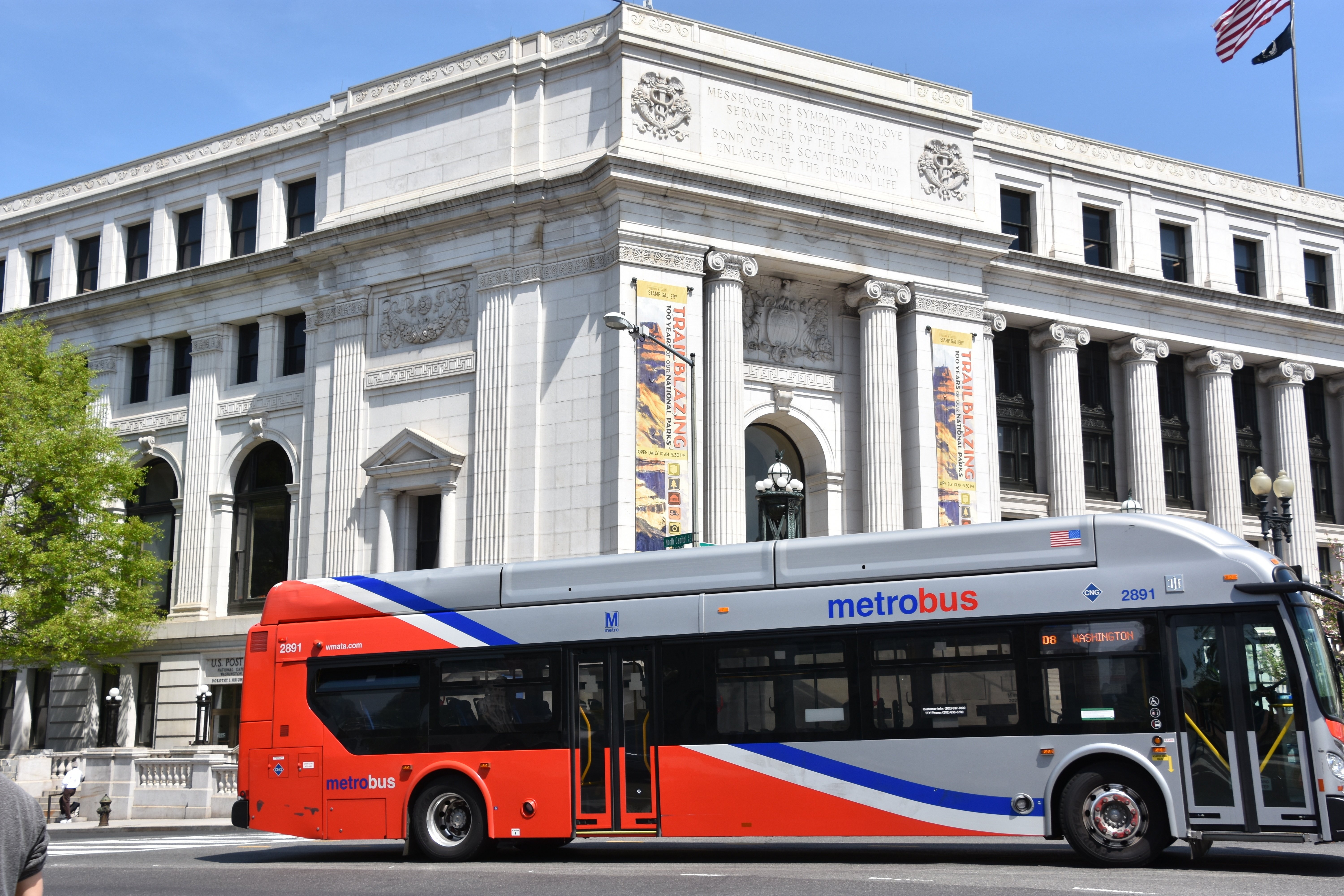 Metro bus in downtown DC